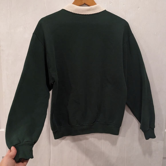 VINTAGE Morning Sun bunnies & Holly holiday Christmas sweatshirt crewneck - Picture 7 of 11